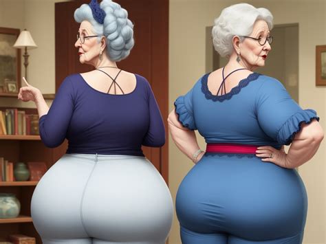 fat assfucking|Painful ass fuck! Extremely thick cock in grandma's ass.